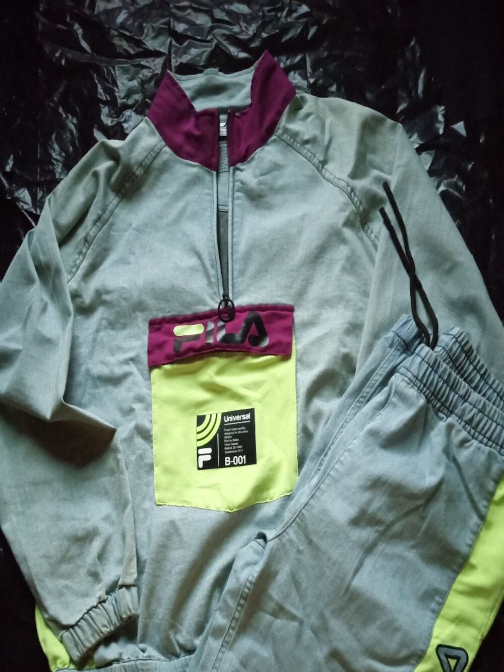 Fila UO Archive Revival Vintage Denim Tracksuit